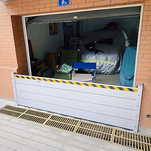 Vertikale abnehmbare Hochwasserschutzbarrieren aus Metall, 80 cm hoch, für Garage, Fabrikeingänge, Kellerfenster – Haushochwasserschutz