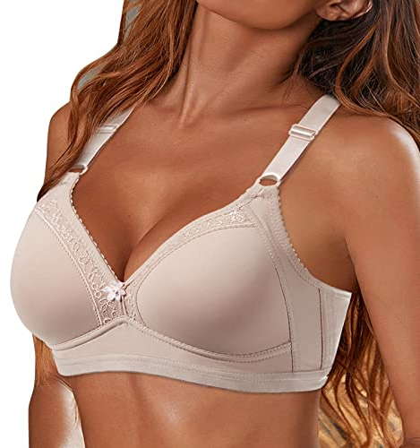 Uwdiohq Single Day 2024 Angebote Nahtlose BH Ohne Buegel BH Mit Reißverschluss Vorne Bralette Damen Beige Nahtloser Minimizer BH Nahtloser BH Gepolstert My Orders