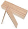 KICHOUSE 12St Rechteckiges Brett aus Sylvestriskiefer Loch Planke holzbrettchen bastelholz basteln Holzblöcke Holzschnitzhandwerk einstellbar Holzschild Linde Holzschnitzen Kunsthandwerk