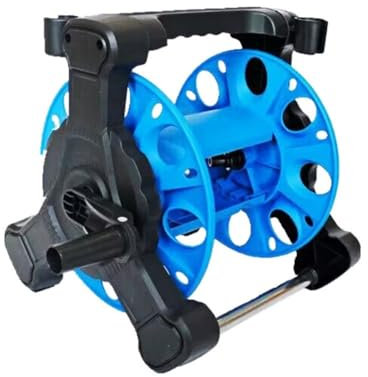 Aufbewahrungsschlauch Auto Autowaschschlauch Pistolenschlauch Aufbewahrungsregal Gartenschlauchaufroller Aufbewahrung Auto、Schlauchaufroller Wagen、stabiler Rahmen für allgemeine ( Color : Blue )