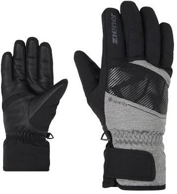 Ziener Erwachsene GALIBO Ski-Handschuhe/Wintersport | Gore-Tex, warm, atmungsaktiv, Dark Melange, 6,5