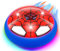 LAIBUY Fussball Geschenke Jungen Spielzeug ab 3-8 Jahre,Air Power Fußball,LED Hover Fussball Indoor Spiele,Geburtstag FußBall Geschenke für 3 4 5 6 7 8 9 10 11 12 Jungs Mädchen
