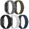 chinbersky Nylon élastique Bracelet Compatible avec Bracelet Xiaomi Smart Band 9/Bracelet Xiaomi Smart Band 8 Femme Hommes, Tissu Réglable Sport Bracelet pour Xiaomi Smart Band 9/Xiaomi Smart Band 8