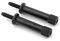 Bulloni for sella moto for Triumph Bonneville Thruxton Scrambler SE T100 Vite bullone estesa a sgancio rapido nero DunMuan(Black)