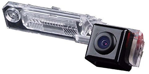 Car Reversing Camera Number Plate Light Rear View Camera Replacement for VW Caddy Passat 3C Variant/Touran/Golf IV/Golf Plus/Sharan/Skoda Superb/Multivan T5/Polo/Touareg