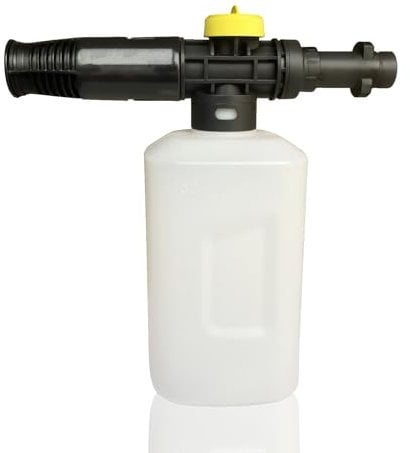 Hierbla Lanza de cañón de espuma de nieve para jabón Karcher serie K5~K7, cañón de espuma de repuesto mejorado Connect Power Dispensador de jabón de espuma gruesa, boquilla de pulverización ajustable