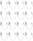 eSynic 16 Pack Window Opening Restrictors & Child Window Locks - Window Restrictors for UPVC/PVC Windows with 19cm Cable | Cat Window Restrictor & Window Security Locks for Home Safety (White)