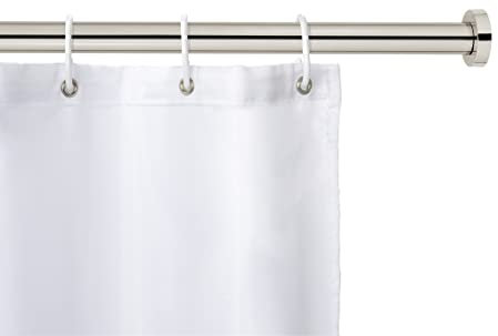 Schöner Wohnen Kollektion Teleskop-Duschstange Mod. Obleon aus rostfreiem Edelstahl ausziehbar von 110 bis 185 cm einfache Montage ohne Bohren Farbe Chrom Ø 28 mm