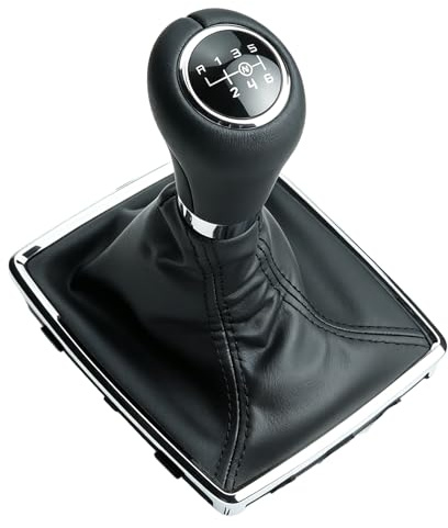 Luotahric 6 Marchas Pomo para Palanca de Cambios para Mercedes Benz Clase C W204 W212 Clase E W212 S212