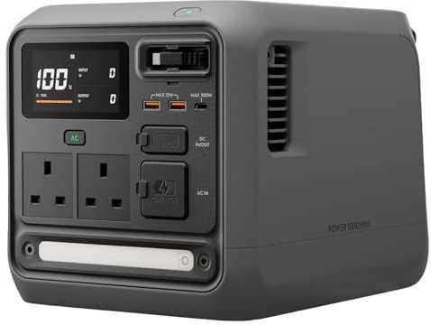 DJI Power 1000 Mini Portable Power Station, 1008Wh LFP Battery
