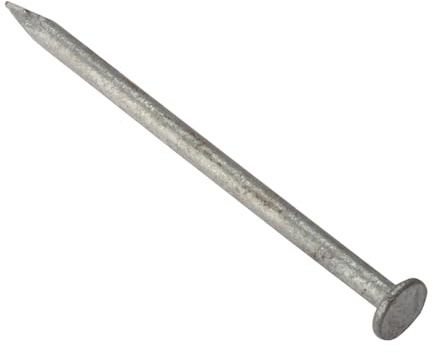 ForgeFix Round Head Nails | 3.35 x 65mm | Galvanised | Bag 500gm