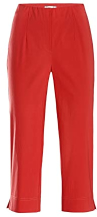 Stehmann Ina-530, Bequeme, stretchige Caprihose Größe 38, Farbe rot