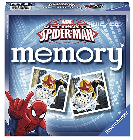 Ravensburger - Memory Ultimate Spider-Man, Gioco di Carte per Tutta la Famiglia, 2-8 Giocatori, Idea Regalo per Bambini 4+ Anni, Edizione in Italiano