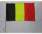 AZ FLAG - Autofahne Belgien - 45x30 cm - Belgische Autoflagge 30 x 45 Cm - Auto Flaggen
