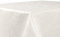 BEAUTEX Tischdecke Damast Ornamente - Bügelfreies Tischtuch - Fleckabweisende, Pflegeleichte Tischwäsche - Tafeltuch, Oval 135x180 cm, Champagner
