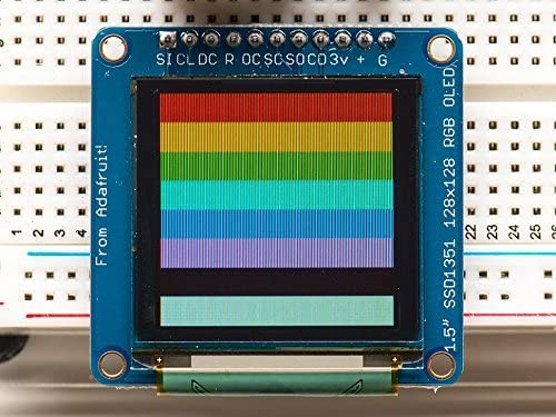 Adafruit OLED Breakout Board - 16-bit Color 1.5 w/microSD holder [ADA1431]