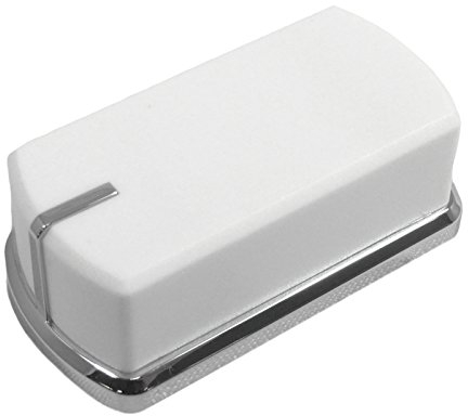 Genuine Cooker Control Knob Assembly for Belling FS Series Electric Cookers - White/Chrome 083240905