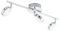 EGLO LED Deckenlampe Salto, 3 flammige Deckenleuchte, Deckenstrahler aus Metall und Kunststoff, Wohnzimmerlampe in Chrom, LED Flurlampe warmweiß