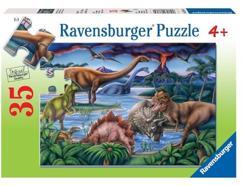 Ravensburger 8613 Dinosaur Playground 35pc, Children's Puzzles