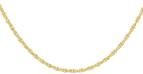 CARISSIMA Damen 0.7 mm Prinz von Wales Halskette 9k (375) Gelbgold 46 cm/18 zoll 1.12.0014