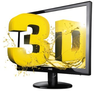 AOC E2352PHZ 23 inch Widescreen 3D Capable LED Monitor
