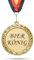 andSmile Medaille mit Gravur - Bierkönig - Orden aus hochwertigem Metall - Geschenk Bierliebhaber, Biertrinker - lustige Geschenke für Männer zum Geburtstag, Vatertag - Bier Geschenke
