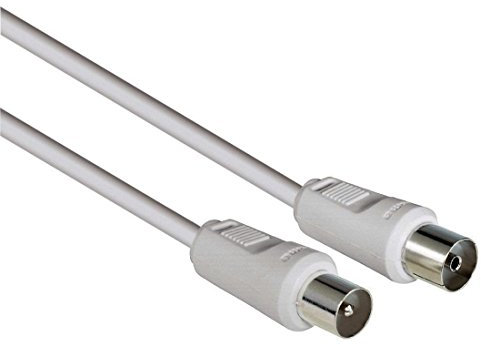Alargador cable de antena clavija Tv 3 metros television tele cable coaxial