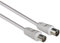 Alargador cable de antena clavija Tv 3 metros television tele cable coaxial