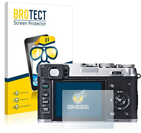 BROTECT (2 Stück Schutzfolie für Fujifilm X100S Displayschutz Folie Made in Germany, Ultra-Klar