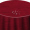 Wachstuch Robuste Leinen Prägung Rund Oval Größe & Farbe wählbar Oval 130 x 220 cm Rot abwaschbare Tischdecke