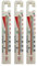 3 x Thermometer aus Plastik z.B. nutzbar als Kühlschrankthermometer bzw. Gefrierfach, Kühlschrank oder Gefriertruhe