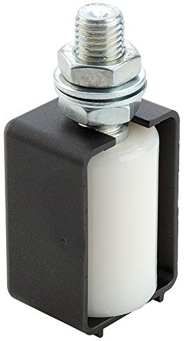 Rouleau de guidage 25 x 30 avec anti-pince-doigts, de guide pour portail coulissant, volets/porte