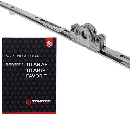 SI Siegenia Fenstergetriebe Getriebe 23 TS Ersatzteil mit Kippriegelbauteil 277942 + ToniTec Wartungsanleitung für TITAN AF, TITAL IP, Favorit