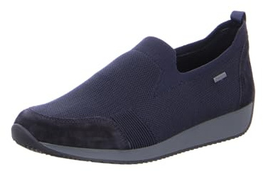 ARA Damen LISSABON Slipper Sneaker, BLAU, 37