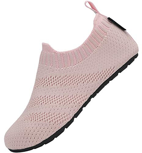 SAGUARO Pantofole da Bambini Antiscivolo Confortevole Ciabatte da Casa Scarpe Interne per Ragazzi Ragazze, Scarpe Rosa 20/21