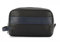 Walter Premium Leder Kulturbeutel Kulturbeutel für Herren Reisetasche Make-up Tasche Rasiertasche mit wasserdichtem Futter und Innentaschen, blau, L, Kulturbeutel