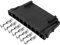 Be In Your Mind Auto Rücklicht Rücklicht Stecker 7 Pin Stecker A2115450328 2115450328 mit 7 Stück Anschluss Stecker Terminal kompatibel mit C-Klasse W203 W204 E-Klasse W211
