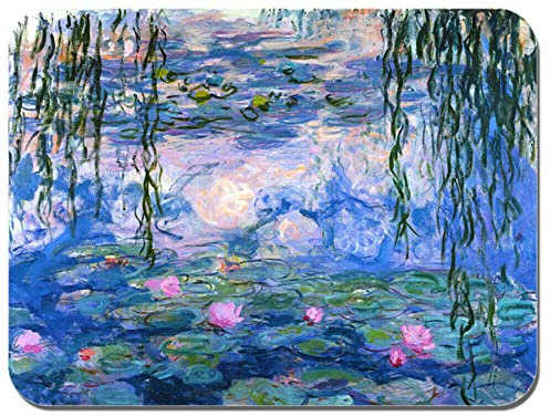 Claude Monet Water Lilies Mouse Mat. Classic Impressionist Art Print Mouse Pad