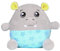 Dream Beams Henry (Hippo) - süßes, kuscheliges, weiches Plüschtier, Squishy Kuscheltier, Glow in The Dark Elemente, einfach waschbar, Größe: 18cm, für Kinder und Jugendliche ab 0 Jahre