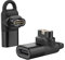 MoKo USB C auf Adapter 2 Stück, 90 Grad Typ C Ladegerät Stecker Ladeadapter Datentransfer Kompatibel mit Fenix 7/7S/7X/6/6S/6X/5/5S/5X/Forerunner 245/255/Vivoactive 3/4/Instinct 2