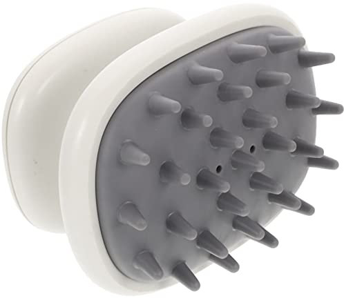 SOLUSTRE Kopfhautmassagegerät Aus Gummi Duschhaarbürste Für Peeling Und Intensive Behandlung Fördert Durchblutung Und Lindert Müdigkeit Praktische Aufhängeöse Für Aufbewahrung