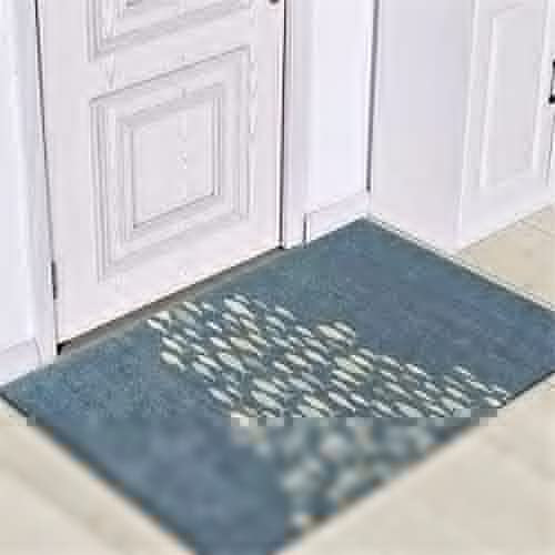AU-SHTANG Flur deko Hellblauer Teppich, Couch Tisch Hochwertiger atmungsaktiver und rutsch Fester Teppich Area Rug , Hellblau, 200x300cm