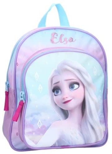mybagstory - Rucksack – Die Eiskönigin – Kinder – Schule – Kindergarten Schulranzen Mädchen – Größe 30 cm – verstellbare Träger – Geschenkidee