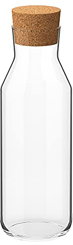 IKEA IKEA 365+ Karaffe mit Stopfen, 1 l, Klarglas/Kork