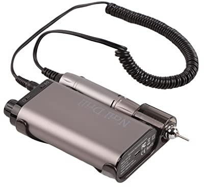 Máquina de Lima de Uñas, Máquina de Pulido de Uñas Liviana para Manicurista para Salón (Gris)