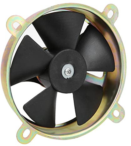 Ventilateur de Refroidissement électrique Réversible 6 Pouces, en Acier Inoxydable Abs Noir, 12V, adapté pour Quad Bike ATV