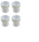 Zoegneer Coquetier en plastique pour petit déjeuner, coquetier fantaisie pour cuisine (4 pièces)