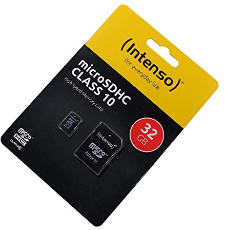 Carte mémoire 32Go Compatible avec Samsung Galaxy A05s, microSDHC, Classe 10, HighSpeed, avec Adaptateur SD