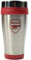 Team Direct Executive Handleless Metallic Travel Mug (Arsenal FC)