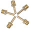 A ABSOPRO Raccord de tuyau en laiton pour tuyau d'air, d'eau et de carburant, connecteur de tuyau à barbe pour tuyau de 4,5mm de diamètre intérieur X 1/8'' NPT (Lot de 5)